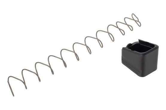 Warne Magazine Extension for Glock 22 adds +4 rounds of .40 caliber ammo to the capacity